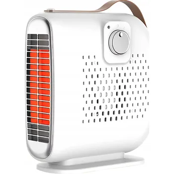 Přímotop VÝKONNÝ ELEKTRICKÝ OHŘÍVAČ MINI FARELKA S VENTILÁTOREM RETRO