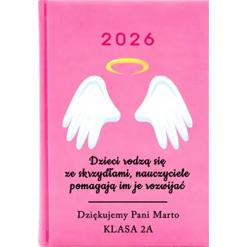 Kalendář Knižkový kalendář 2026 A5 růžový