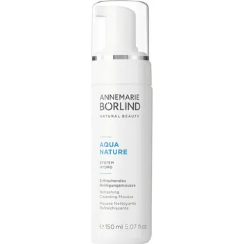 Pleťový krém ANNEMARIE BORLIND Osvěžující čisticí pěna AQUANATURE System Hydro (Refreshing Cleansing Mousse) 150 ml + 2 měsíce na vrácení zboží