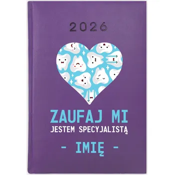 Kalendář Knihový kalendář 2026 A5 fialový