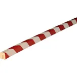 Ochrana hran Knuffi® typ G, samolepicí, délka 5 m, červeno-bílá