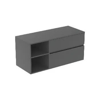 Koupelnový nábytek Ideal Standard Finesse - Umyvadlová skříňka, 120x51x56 cm, 2 zásuvky, matný antracit E3438Y2