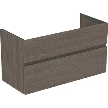 Koupelnový nábytek Ideal Standard Finesse - Umyvadlová skříňka, 100x44x55 cm, 2 zásuvky, Dark Elm E3388UR