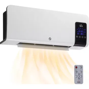 Teplovzdušný ventilátor Vzduchová clona 2 režimy, časovač, LED displej