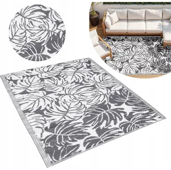 Koberec KOBEREC 160x230 cm VODĚODOLNÝ NA TERASA BALKON NEBO ZAHRADU – ROHOŽKA