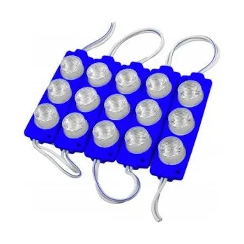 IP kamera LED Modul SMD 12V Bodový IP67 Vodotěsný Modrý 3W Energeticky Úsporný