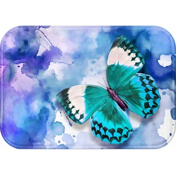 Koupelnová předložka KOUPELNOVÁ PŘEDLOŽKA PROTISKLUZOVÁ 40x60 STYL OBDÉLNÍKOVÝ RYCHLESCHNOUCÍ ROHOŽKA