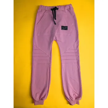 Arex, ČR Tepláky s manžetou se sklady a nášivkou 2 Barva: starorůžová, Velikost: 134