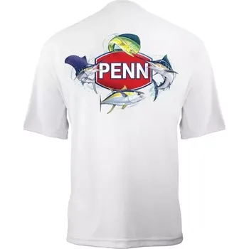 Pánské tričko PENN Tričko s krátkým rukávem Performance - PERFORMANCE SHORT SLEEVE WHITE XXL