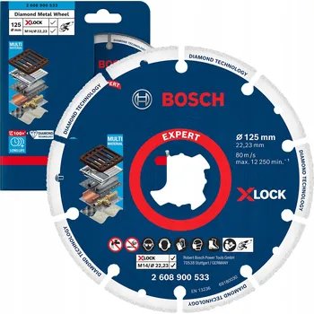Řezný kotouč Diamantový diamantový kotouč Bosch Expert 125 Diamantový kovový kotouč XLock