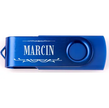 USB flash disk Flash disk MemoRabbit Twister 64 GB USB 2.0 modrý