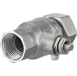 Kulový kohout pro oční sprchy, s pákou, z mosazi