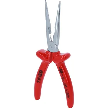 Kleště Ploché kulaté kleště KS Tools, 1000 V, 200 mm, ponorná izolace