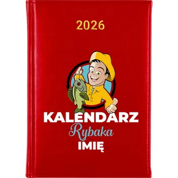 Kalendář Knižní kalendář 2026 A5 červený