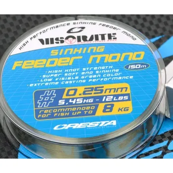 Cresta Visorate Sinking Feeder Mono Vlasec 0,3 mm x 150 m