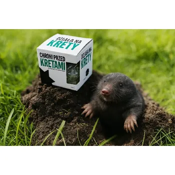 Odpuzovač zvířat Jedinečný pachový odpuzovač krtků, repelent na krtečka 4ks | Deminas