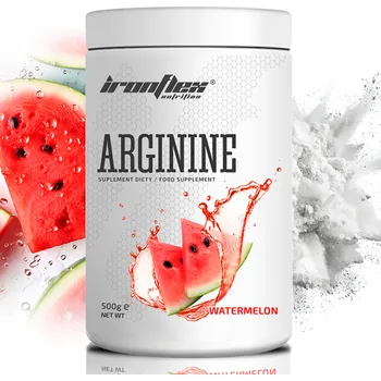 Aminokyselina Arginin v prášku IronFlex Arginin IronFlex 500 g, příchuť meloun