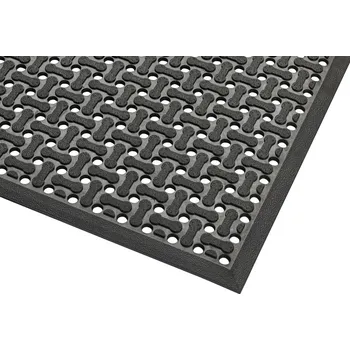 Protiskluzová rohož typ SF 6.9, z nitrilové gumy, černá, rozměry 60 x 90 cm