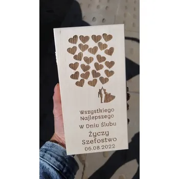 Dárková krabička DÁREK KRABIČKA na peníze svatební hostina svatba