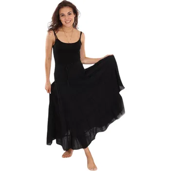 Dámská sukně Sukně dlouhá bavlněná, různé barvy Barva: Černá