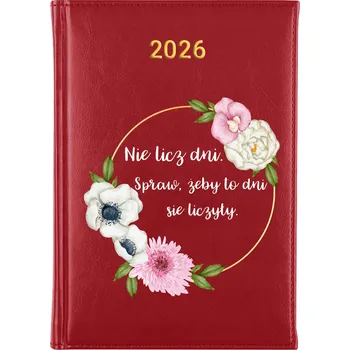 Kalendář Knižní kalendář 2026 A5 červený