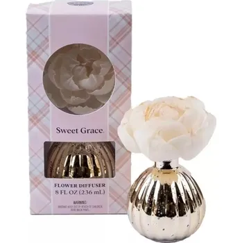 Aroma difuzér Bridgewater SWEET GRACE květinový difuzér zlatý, 236 ml