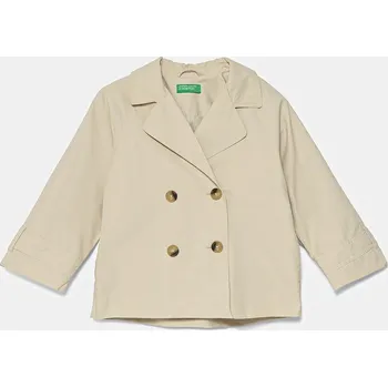 Dětská bunda United Colors of Benetton 24J4CN067.G.Seasonal béžová 12X, vel. 122