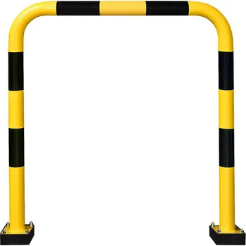 parkovací zábrana Oblouková zábrana R 12.10, k umístění uvnitř budov, 1000 x 1240 mm, práškově lakovaná