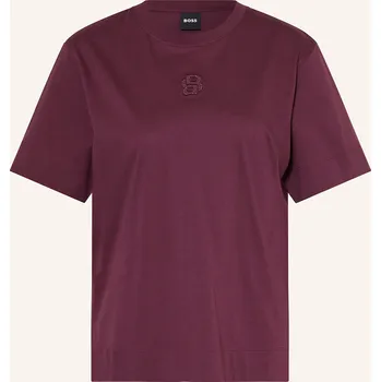 Dámské tričko Boss Dámské Tričko Elpha S Ozdobnými Kamínky, tmavě červená, 36