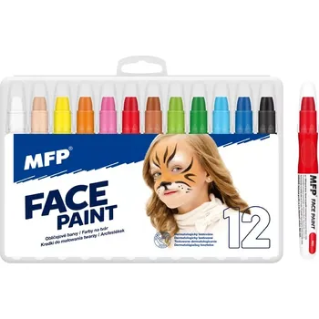 Speciální výtvarná barva Barvy na obličej MFP 12ks set