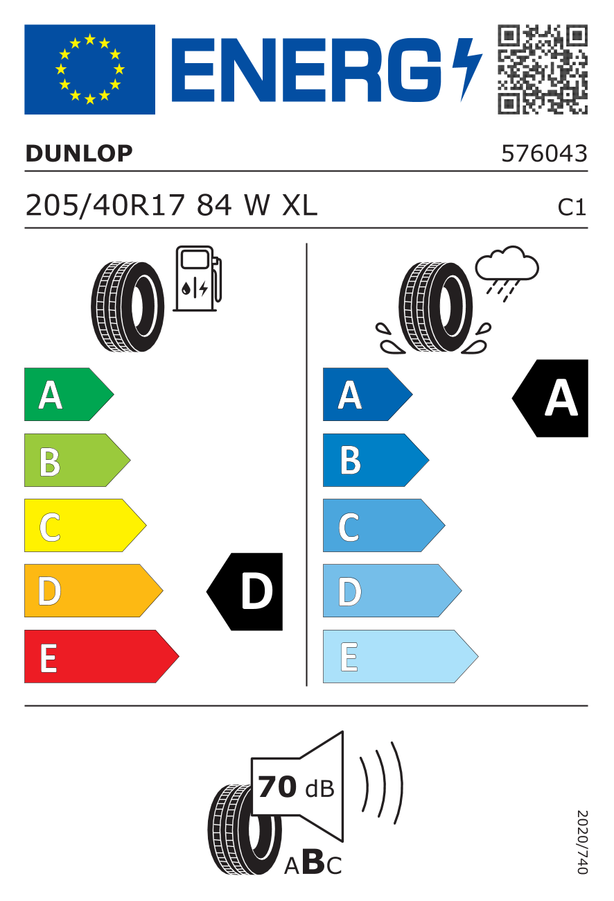 Fotografie 3 - Letní osobní pneu Dunlop SP Sport Maxx RT2 205/40 R17 84 W XL MFS