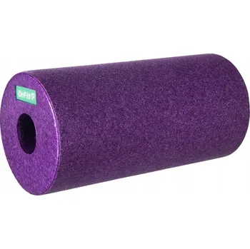 DrFit Hladký válec roller masáž zad, nohou, rehabilitace, světle modrá ø15x33cm