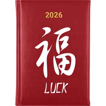 Kalendář Knižní kalendář 2026 A5 červený