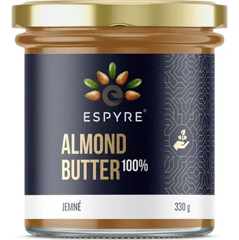 Espyre 100% Mandlové máslo Jemné, 330g