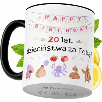 Hrnek Polidraw Hrnek Polidraw Narozeniny18 keramika 330 ml