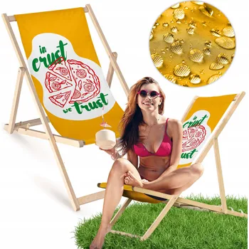 Zahradní lehátko Allbag vícebarevné dřevěné Lehátko