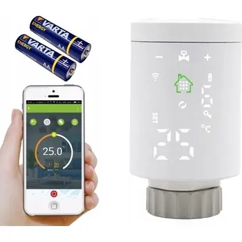 Hlavice pro radiátor INTELIGENTNÍ TERMOSTATICKÁ HLAVICE TUYA ZIGBEE WIFI BATERIE