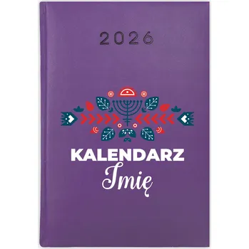 Kalendář Knihový kalendář 2026 A5 fialový