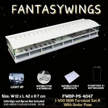 Plastikový model JC Wings - Letištní terminál Set A "with underpass tunnel", 1/400