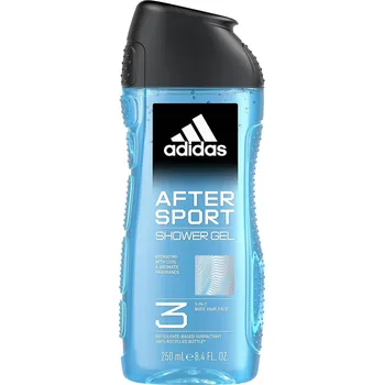 Sprchový gel Adidas After Sport Shower Gel 3-In-1 250ml