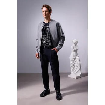 Pánské tričko Bavlněné tričko Medicine pánské, černá barva, s potiskem RW25-TSM358 99X, vel. S