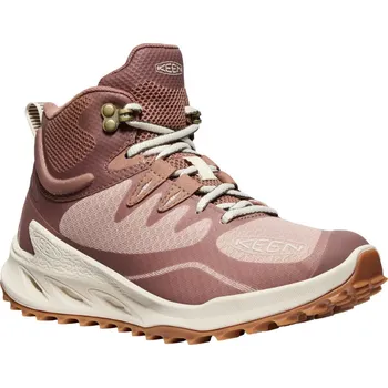 Dámská treková obuv Dámské boty Keen Wmns Zionic Mid Wp Warm Taupe/Birch 40.5