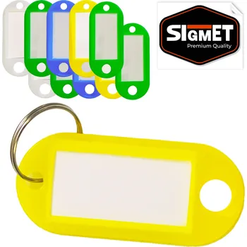 Jednostranný přívěsek na klíče, balení 10 Ks