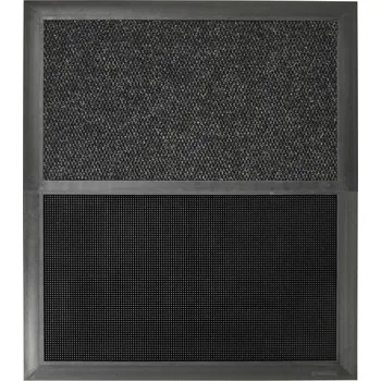 Rohožka Dezinfekční rohož SM, přírodní guma, černá/šedá, 2dílná, 914x1050 mm