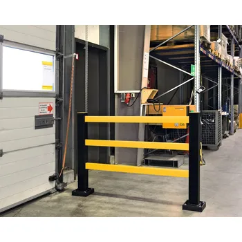 Zábradlí Ochranné zábradlí Hybrid, s flexibilními PU prvky, š 1100 mm, v 1040 mm