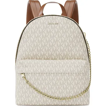 Městský batoh Michael Kors Batoh Slater Medium Signature Logo Light Cream Multi