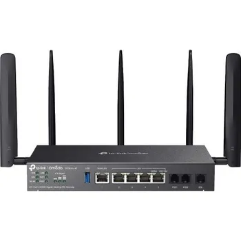 Router TP-Link DR3650v-4G VPN WiFi 6, 1x GWAN + 4x GLAN, 1x DSL, 2x FXS, USB, Omáda SDN