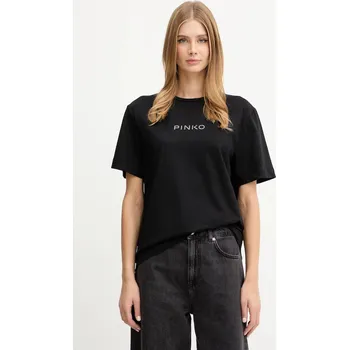 Pánské tričko Bavlněné tričko Pinko 105526.A2RM černá 99X, vel. XS