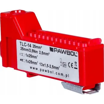 Vrták Bezšroubová svorkovnice LZB 14 červená