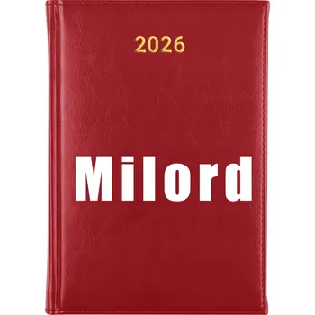 Kalendář Knižní kalendář 2026 A5 červený